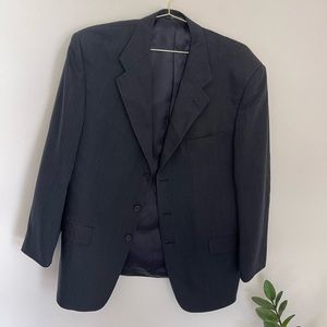 GIVENCHY Monsieur Pinstripe Sports Coat Suit Jacket Size 46